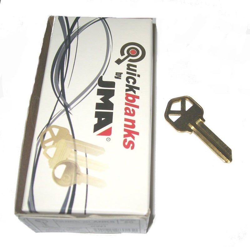 JMA KW1 Brass Key Blanks Box 50 - Image 1